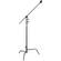 Impact 40" C-Stand with Turtle Base and Grip Arm Kit (40", Black)