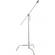 Impact 40" C-Stand with Turtle Base and Grip Arm Kit (40", Chrome)