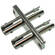 Camplex Singlemode Duplex ST to ST Fiber Optic Coupler with Zirconia Sleeve and Zinc Alloy Body
