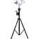 ProX Crank Stand with T-Bar Supports Triangle Truss Segments for Stage and DJ Lighting (8.5' , 2-Pack)