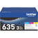 Brother TN635 3-Color Standard Yield Toner Cartridge Kit (3-Pack)