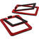 Audioengine DS1M Desktop Speaker Stands (Hi-Gloss Red, Pair)
